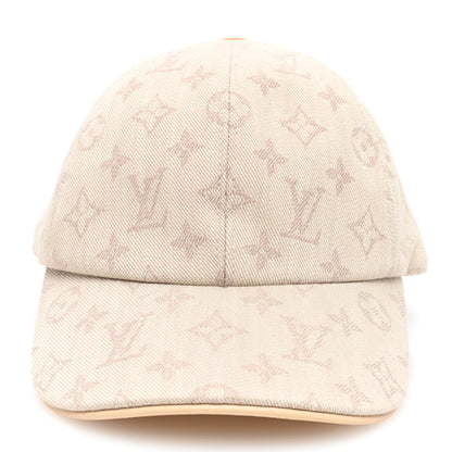 Louis Vuitton Cotton Monogram Jacquard Be My Cap Beige 3 of 8