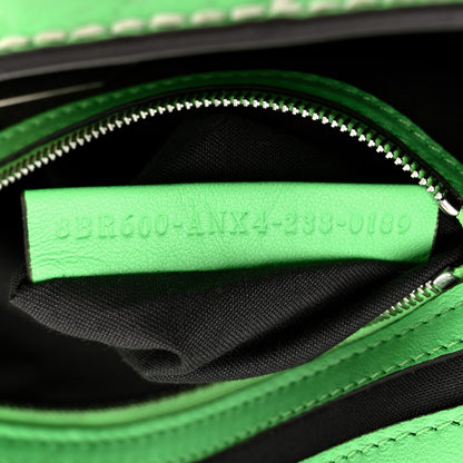 Fendi Nappa Stitched FF 1974 Embossed Baguette Edamame 7 of 13