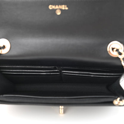 Chanel Lambskin Quilted Trendy CC Wallet On Chain WOC Black 5 of 13