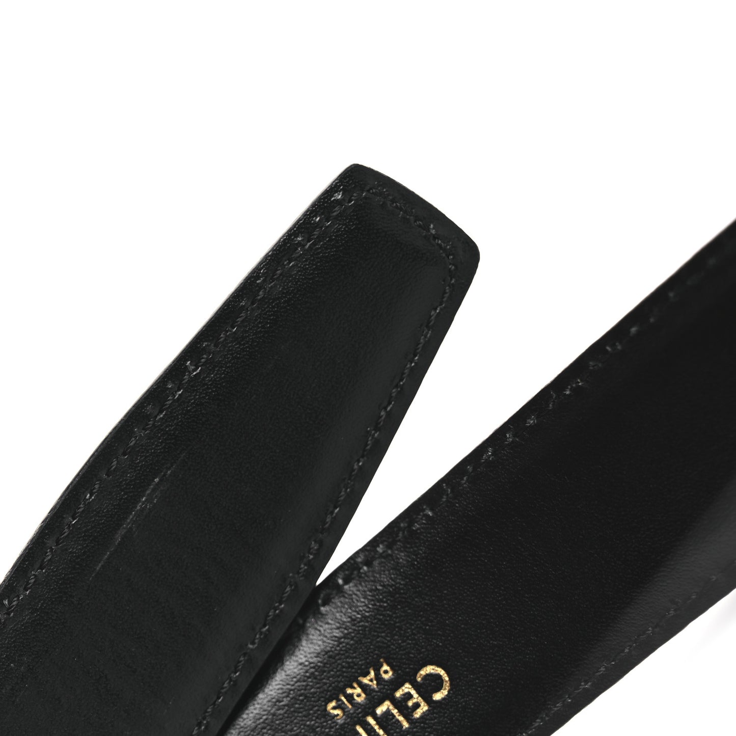 Box Calfskin Medium 25mm Triomphe Belt 75 30 Black