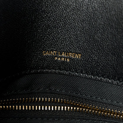 Saint Laurent Raffia Monogram Medium Jamie Black 7 of 11
