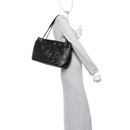 Chanel Caviar Quilted CC Timeless Soft Tote Black 2 of 15