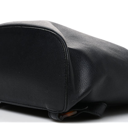Chanel Caviar Tortoise CC Backpack Black 9 of 9