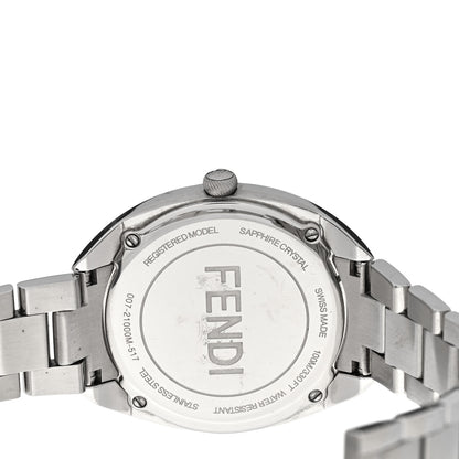 Fendi Stainless Steel Pink Mother of Pearl 34mm Momento Quartz Watch 4 of 5