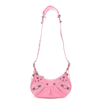 Balenciaga Agneau Arena Le Cagole Shoulder Bag XS Candy Pink 1 of 11