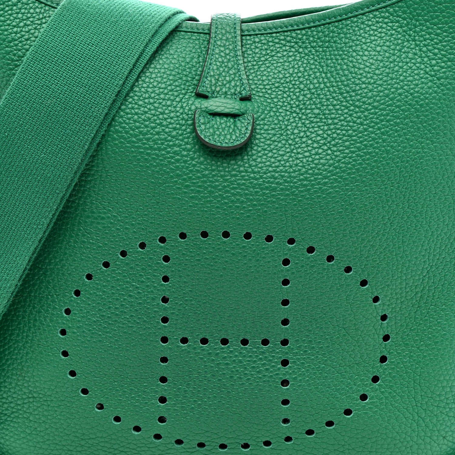 Hermes Taurillon Clemence Evelyne III PM Vert Vertigo 8 of 12