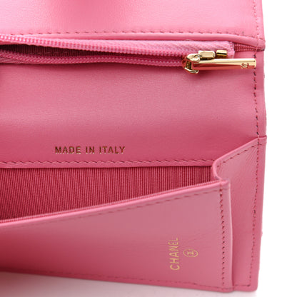 Chanel Caviar Quilted Small Classic Wallet Pink 7 of 9
