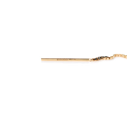 Gucci 18K Yellow Gold Link to Love Chain Earrings 5 of 6