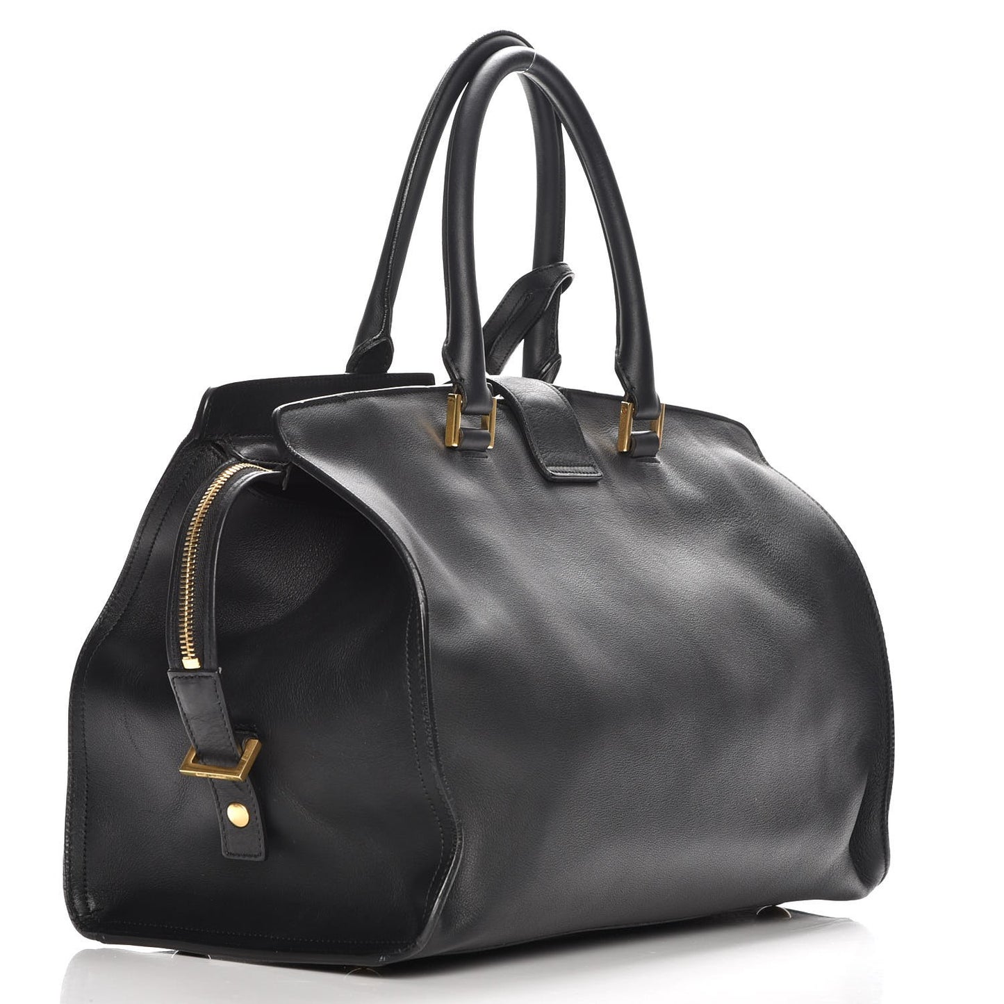 Calfskin Medium Classic Y Cabas Black