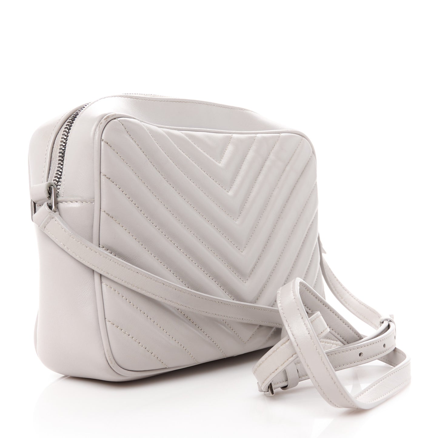 Calfskin Matelasse Monogram Lou Camera Bag Granite