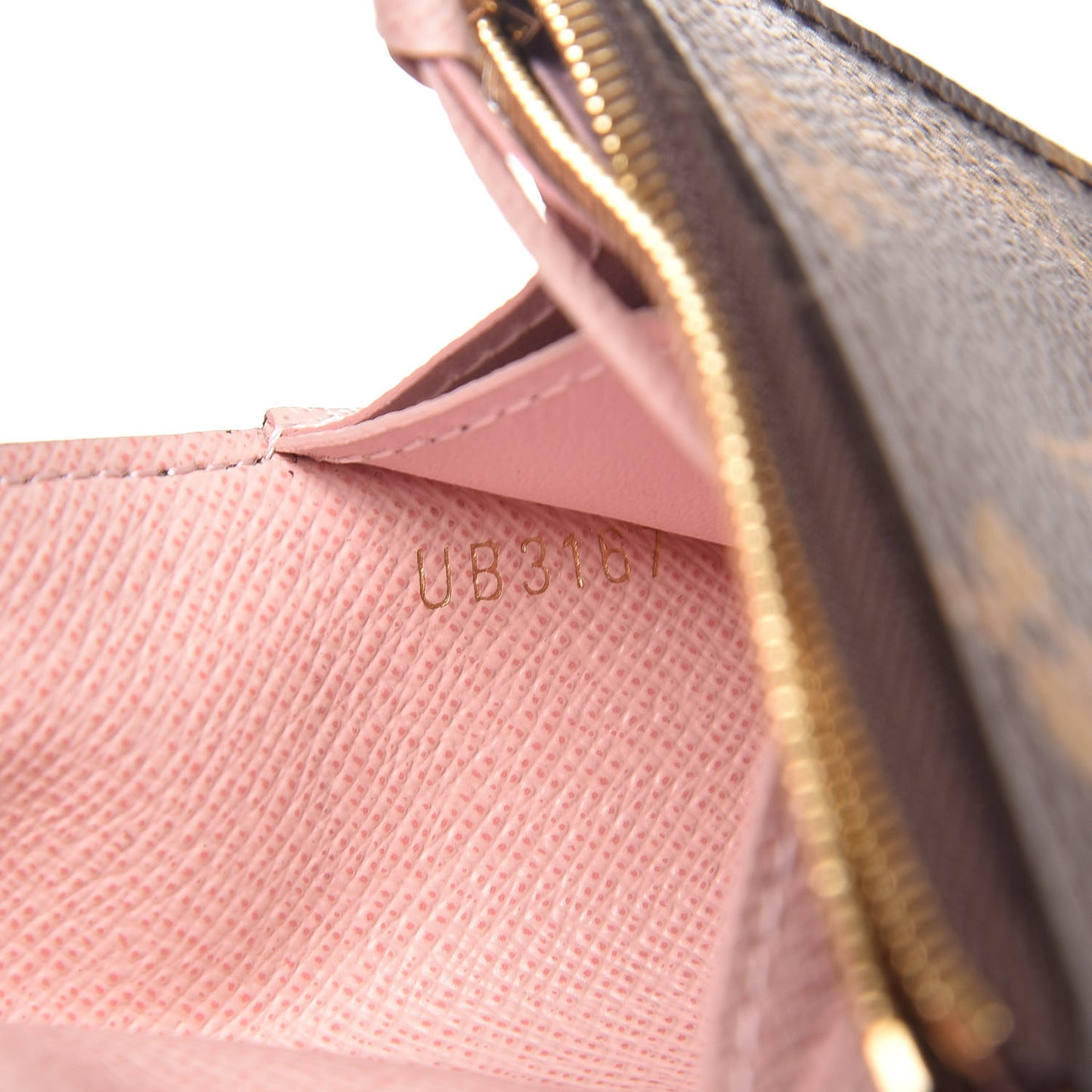 Monogram Rosalie Coin Purse Rose Ballerine