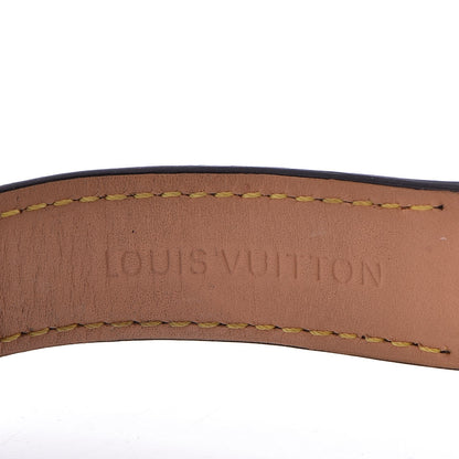 Louis Vuitton Stainless Steel Alligator 39mm Tambour GMT Automatic Watch Brown 7 of 8
