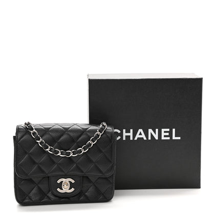 Chanel Caviar Quilted Mini Square Flap Black 11 of 11