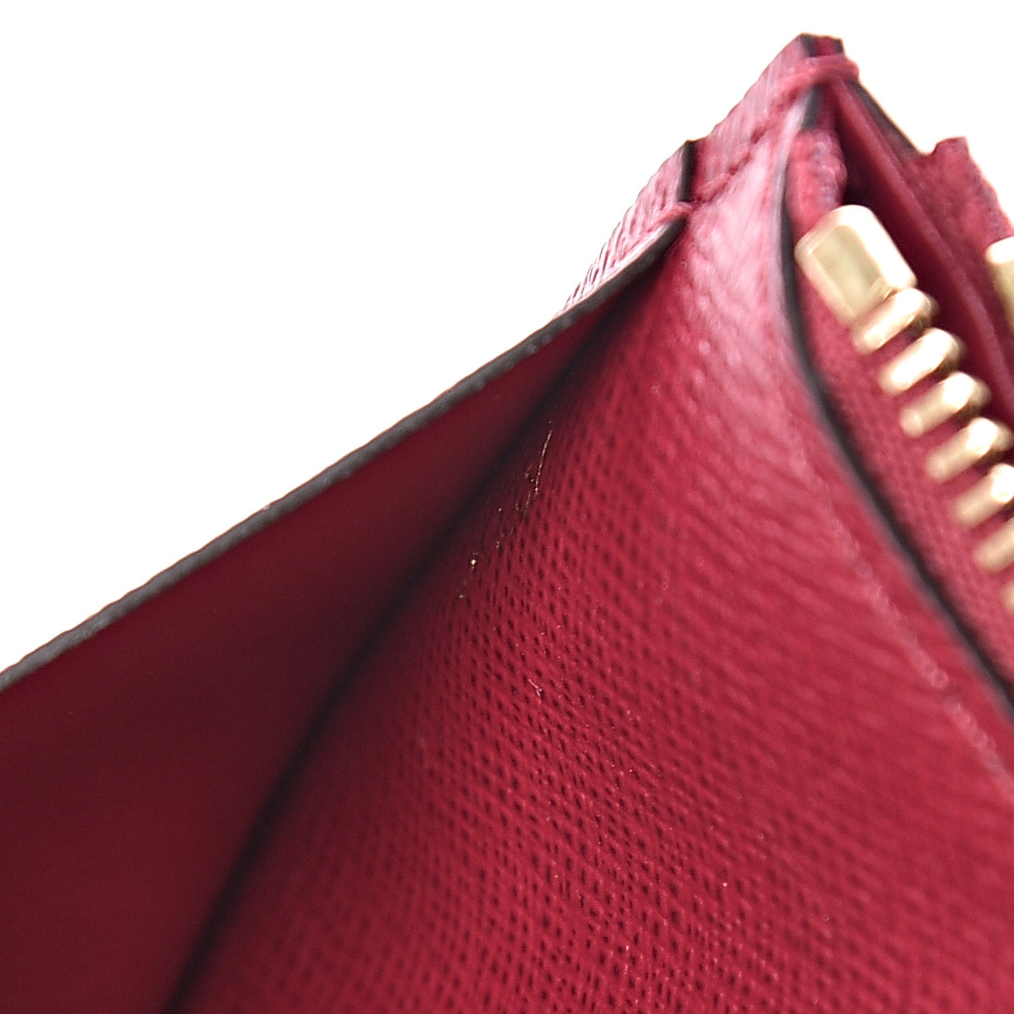 Calfskin Jeanne Wallet Zippered Insert Fuchsia