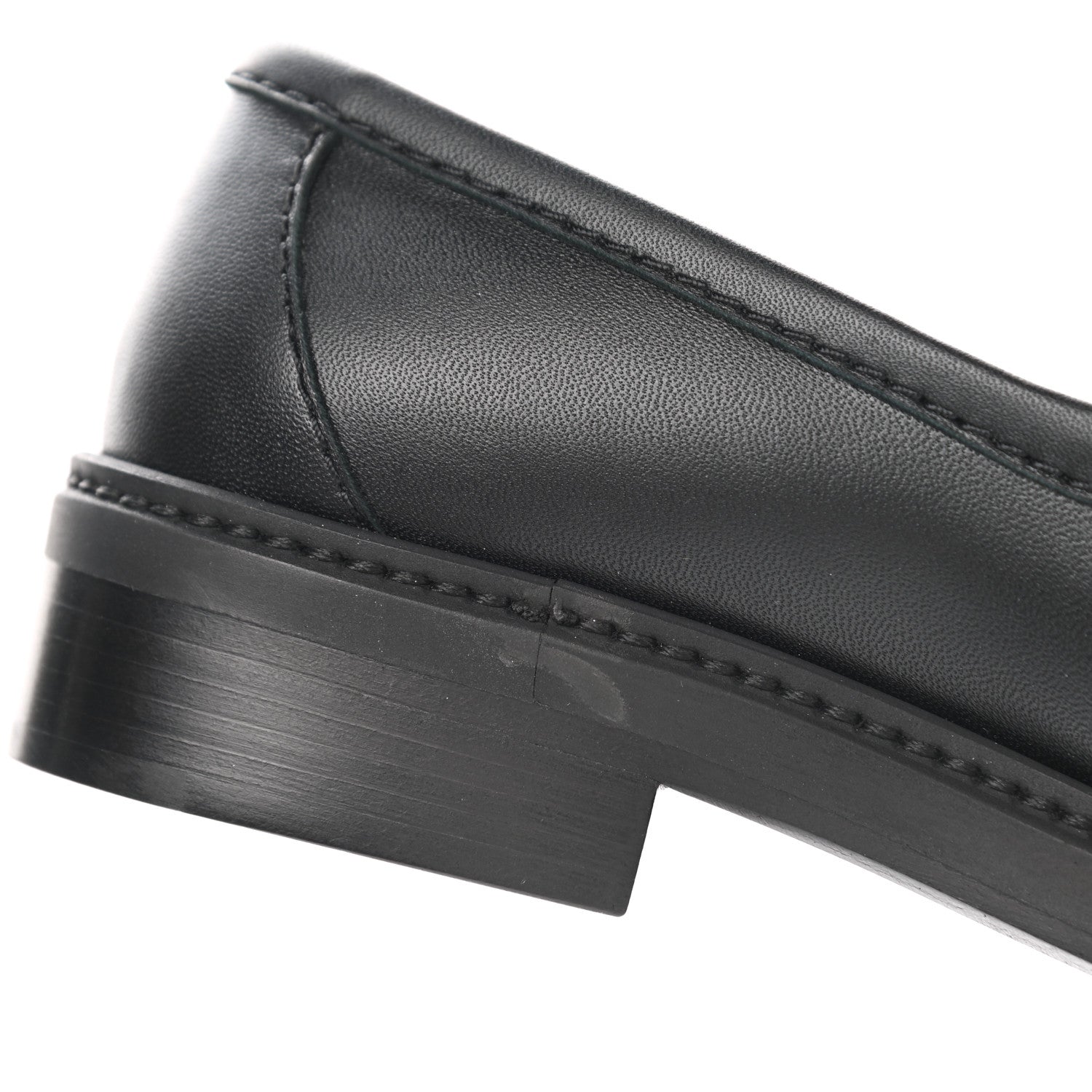 Chanel Lambskin Quilted CC Turnlock Loafers 35.5 Black 10 of 10
