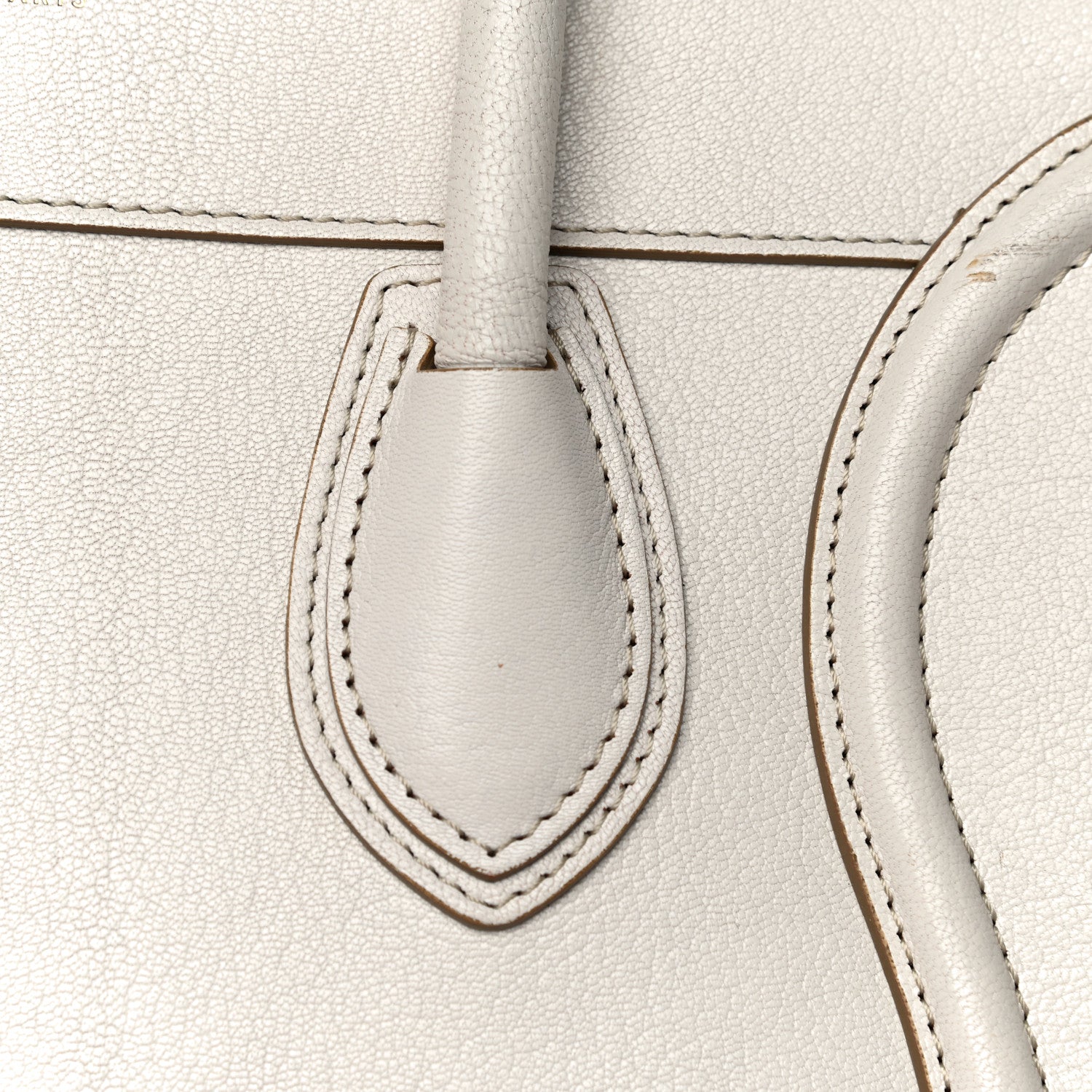 Celine Goatskin Mini Luggage White 12 of 33