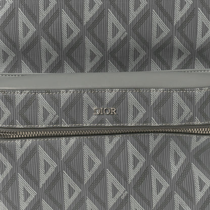 Christian Dior Coated Canvas CD Diamond Rider Zipped Backpack Gray 7 of 9