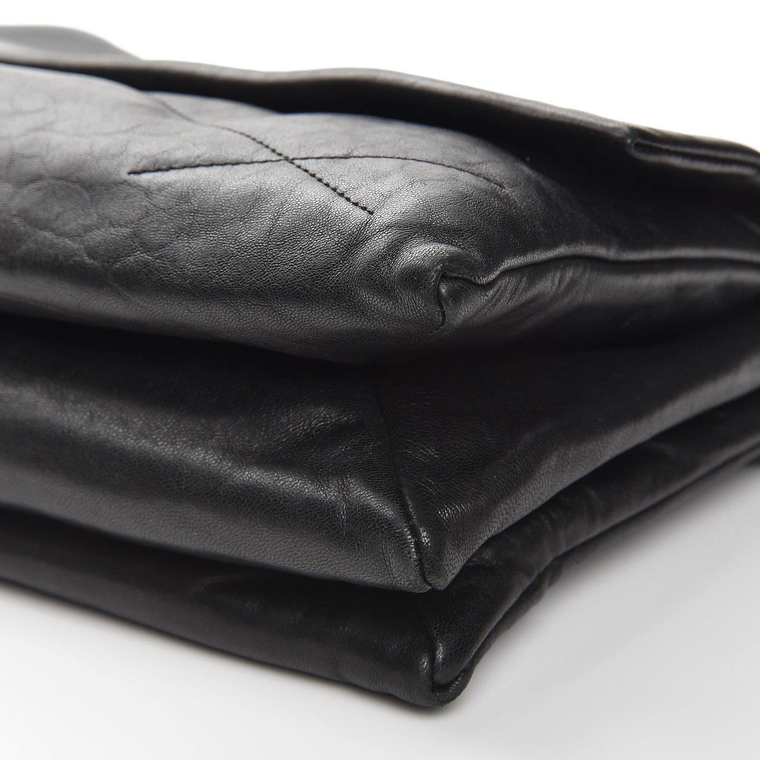 Lanvin Lambskin Quilted Medium Sugar Flap Shoulder Bag Black 8 of 9