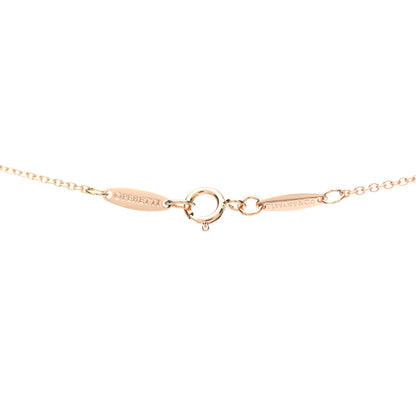 Tiffany 18K Rose Gold Diamond .17ct Elsa Peretti Diamonds by the Yard Pendant Necklace 4 of 5