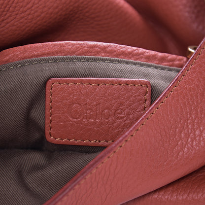 Chloe Calfskin Medium Marcie Round Zip Crossbody Bag Maple Leaf 5 of 9