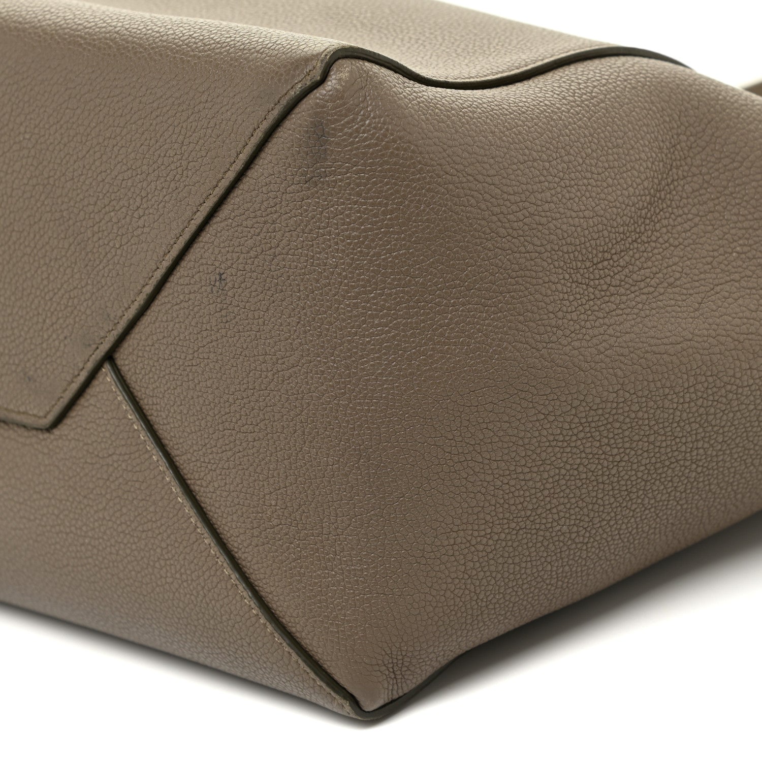 Celine Soft Grained Calfskin Medium Belt Cabas Phantom Taupe 10 of 17