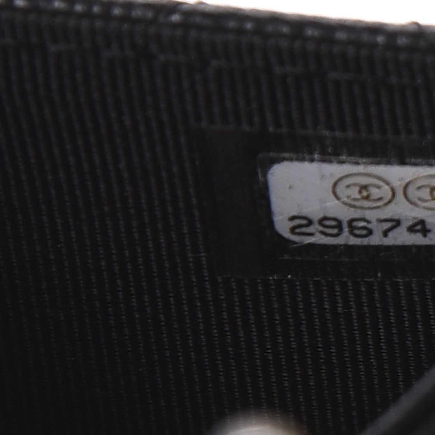 Caviar Quilted CC Box Flap Card Holder Black