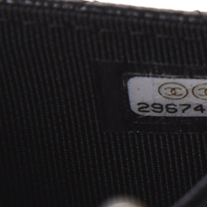 Chanel Caviar Quilted CC Box Flap Card Holder Black 7 of 9