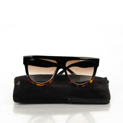 Celine Shadow Sunglasses CL 41026/S Black Havana 5 of 5