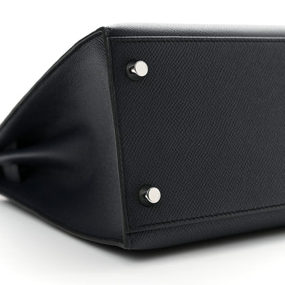 Hermes Epsom Kelly Sellier 28 Bleu Indigo 9 of 13