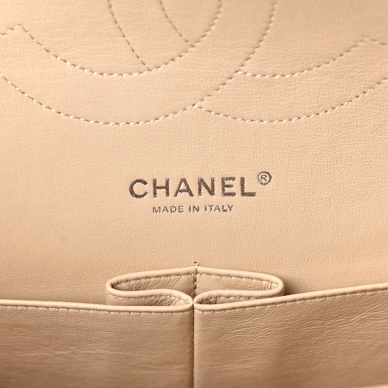 Chanel Lambskin Quilted Jumbo Double Flap Beige Clair 6 of 15