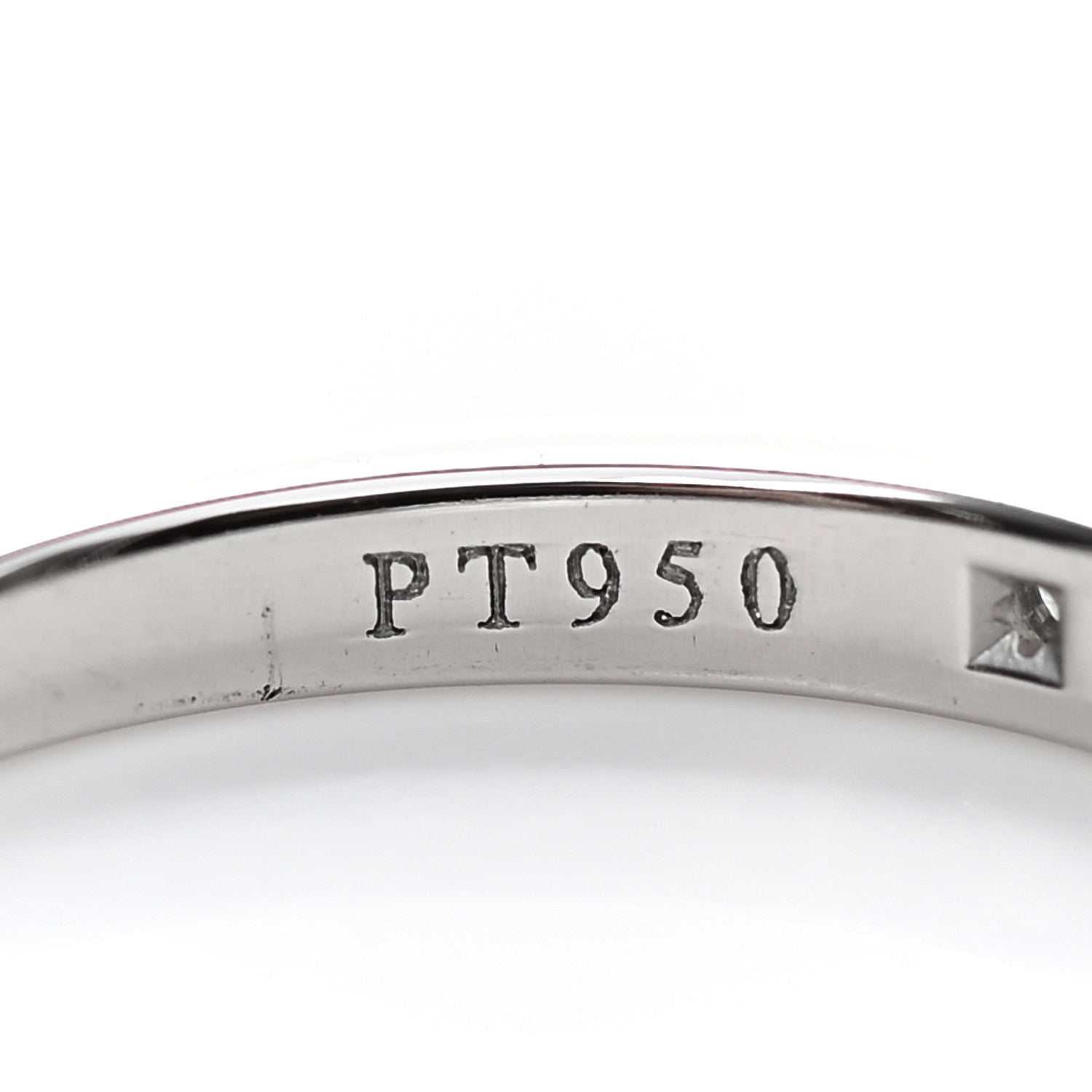 Tiffany Platinum Diamond .20ctw Half Circle Wedding Band Ring 47 4 5 of 5