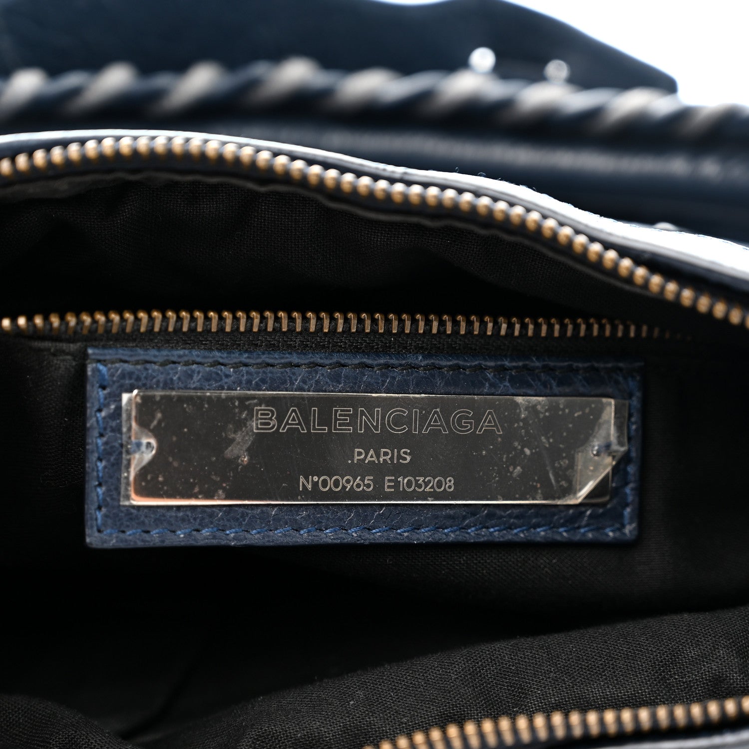 Balenciaga Agneau Classic Hardware First Bleu Obscur 7 of 12
