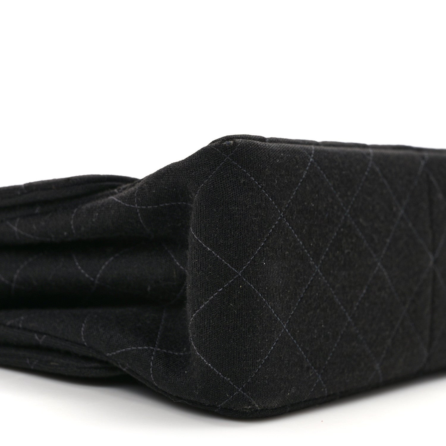 Chanel Jersey Double Sided Jumbo Flap Black 9 of 13