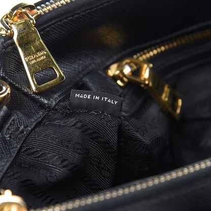 Prada Saffiano Medium Galleria Double Zip Tote Black 7 of 19