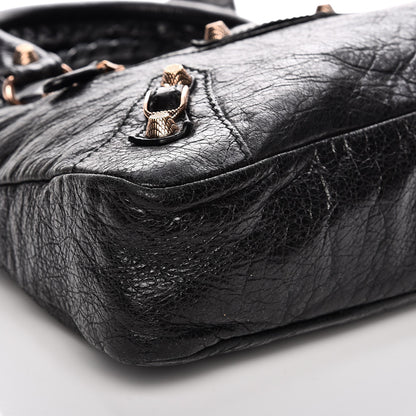 Balenciaga Agneau Giant 12 Rose Gold Hardware Town Black 9 of 13
