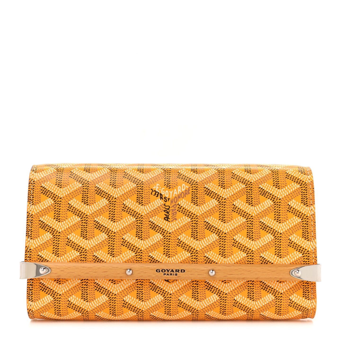 Goyardine Monte Carlo Mini Phone Case Yellow