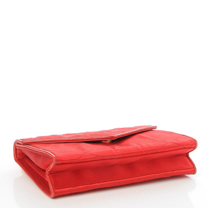Chanel Satin CC Envelope Flap Red 4 of 8