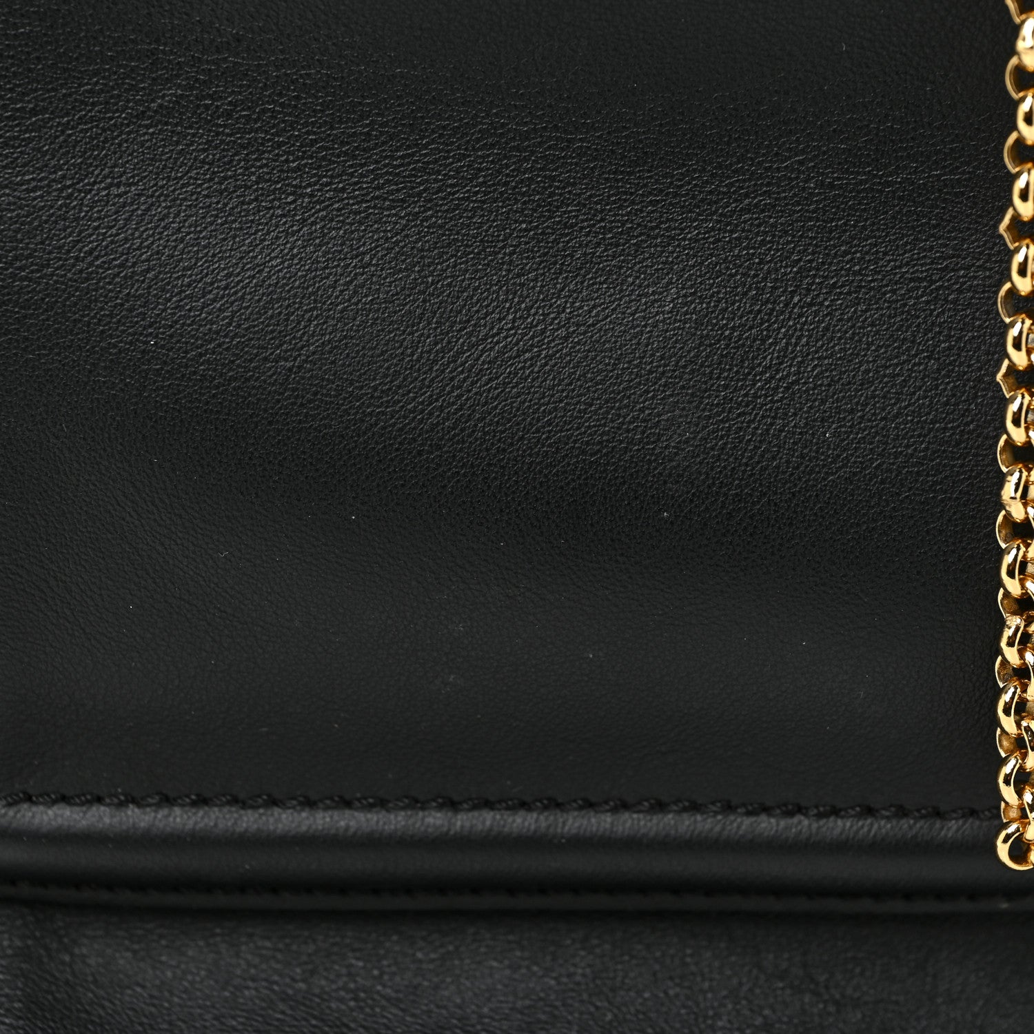 Fendi Vitello Grace King Karligraphy Chain Bucket Bag Black Bisquit 12 of 12
