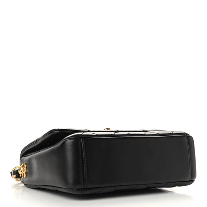 Chanel Lambskin Quilted Small Side Note Flap Black 4 of 9