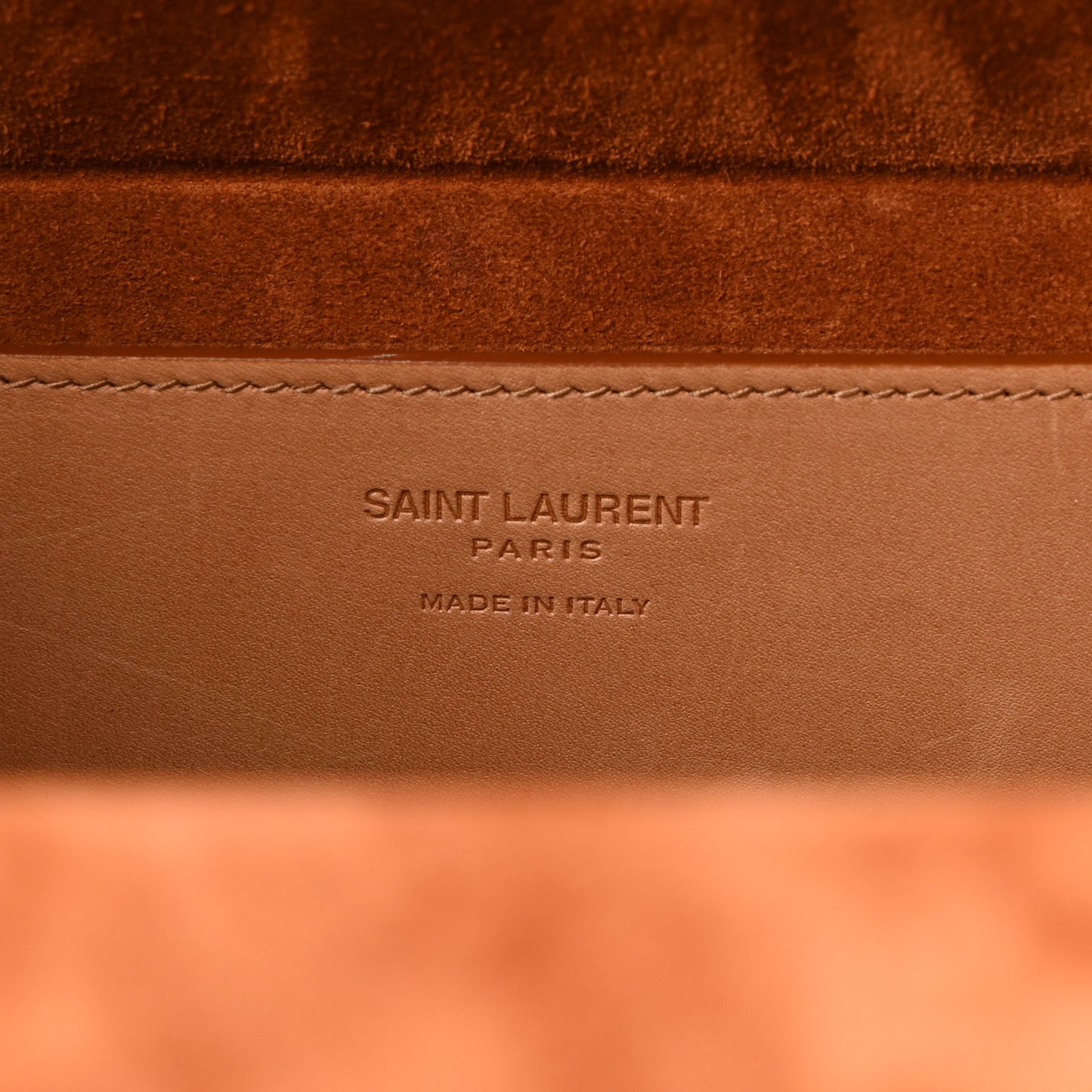 Calfskin Monogram Take Away Box Dusty Vintage Brown Gold