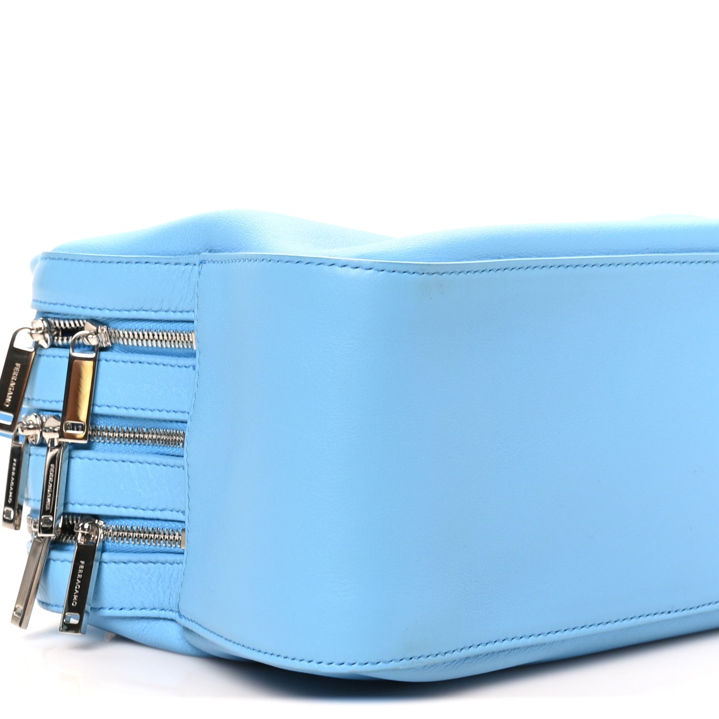 Calfskin Star Top Handle Bag Blue