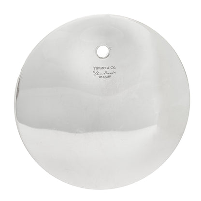 Tiffany Sterling Silver Elsa Peretti Extra Large Round Disc Pendant 3 of 4