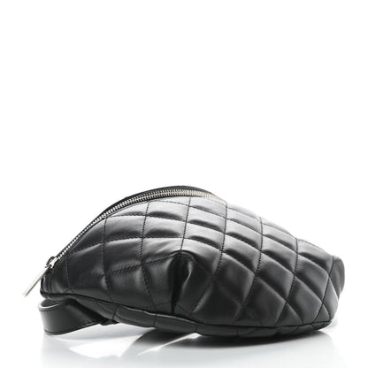 Chanel Lambskin Quilted Waist Belt Bag Black 4 of 11