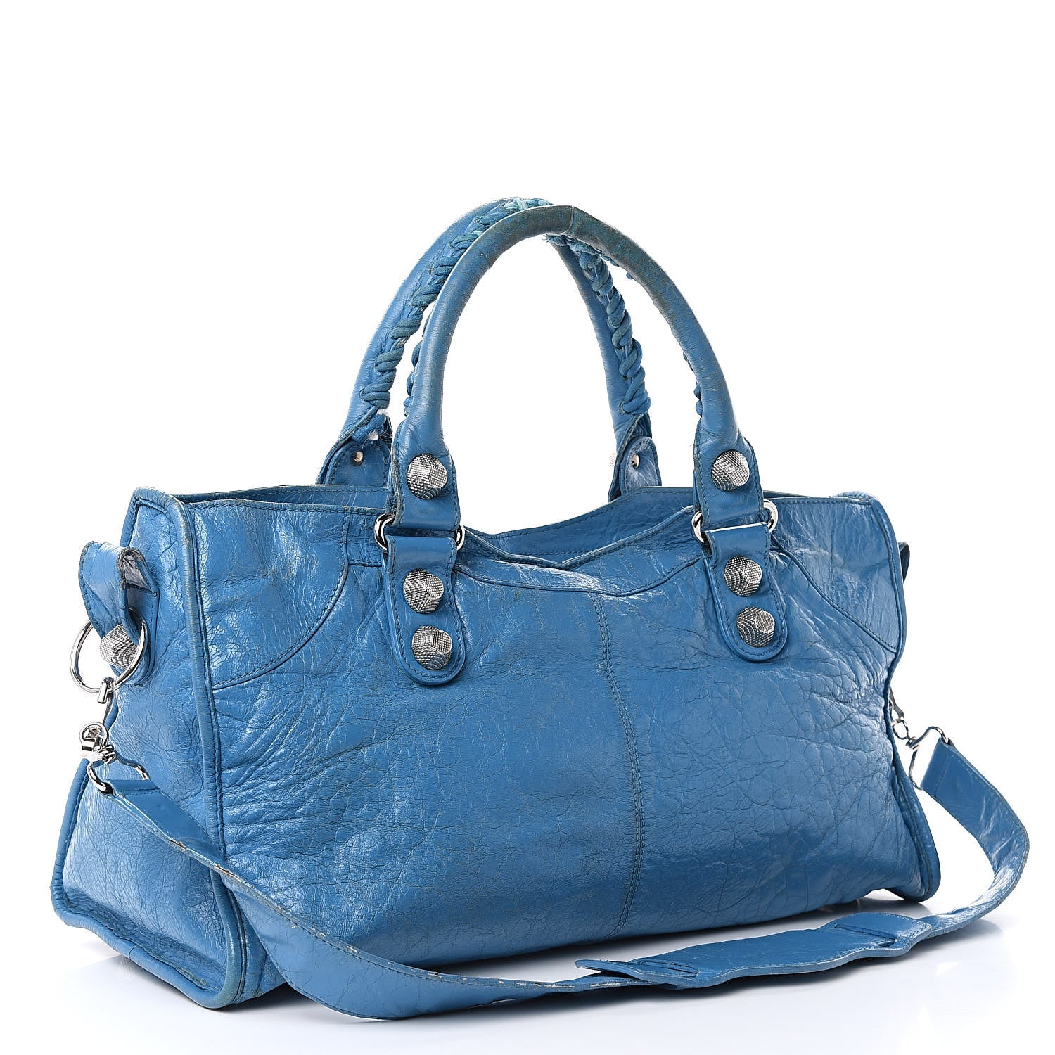 Balenciaga Agneau Giant 21 Silver Hardware Part Time Electric Bleu 3 of 16