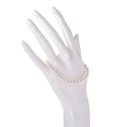 Mikimoto 18K Yellow Gold Akoya Pearl 5-5.5mm Strand Bracelet 2 of 5
