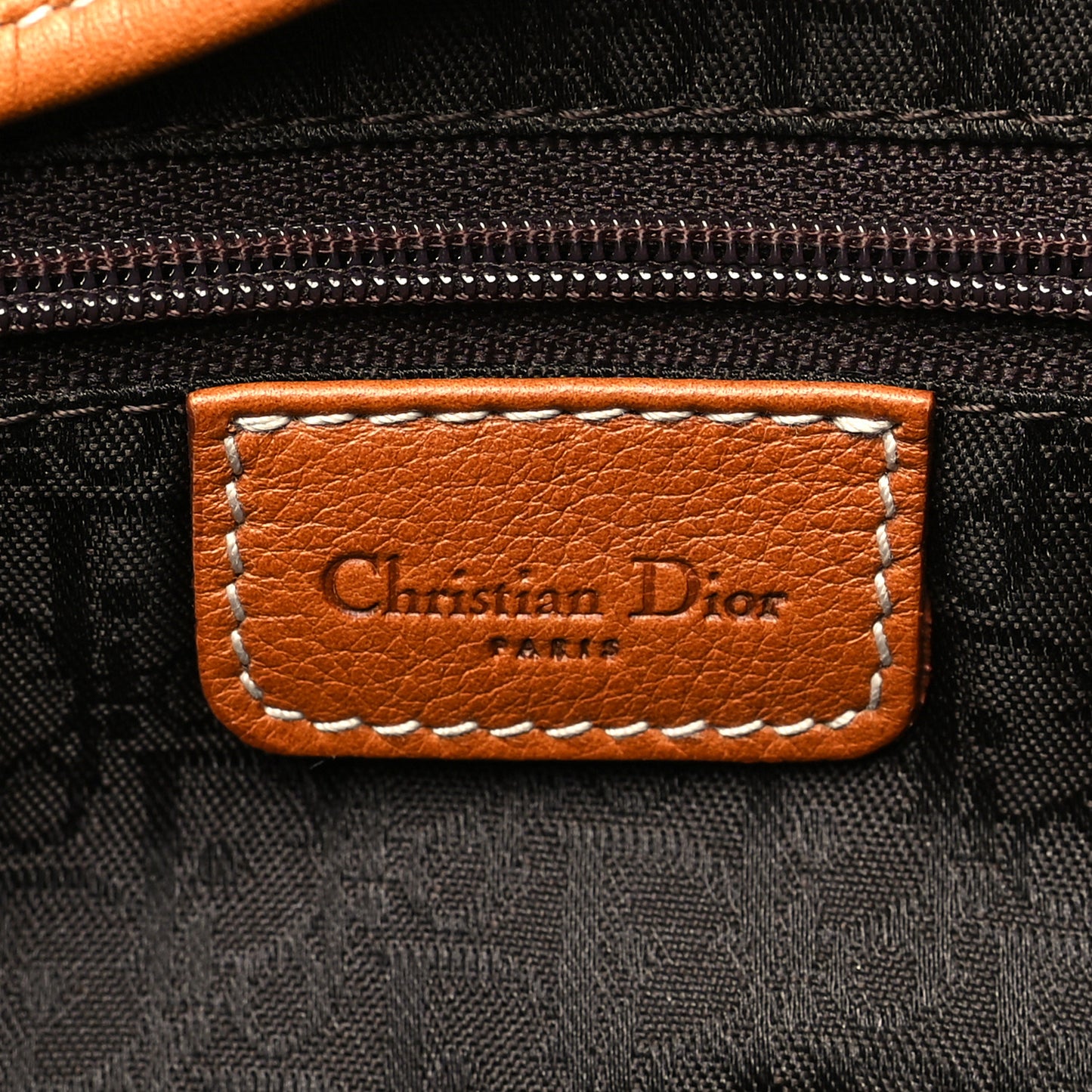 Calfskin Double Saddle Bag Brown