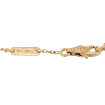 Van Cleef & Arpels 18K Yellow Gold Diamond Mini Frivole Bracelet 3 of 4
