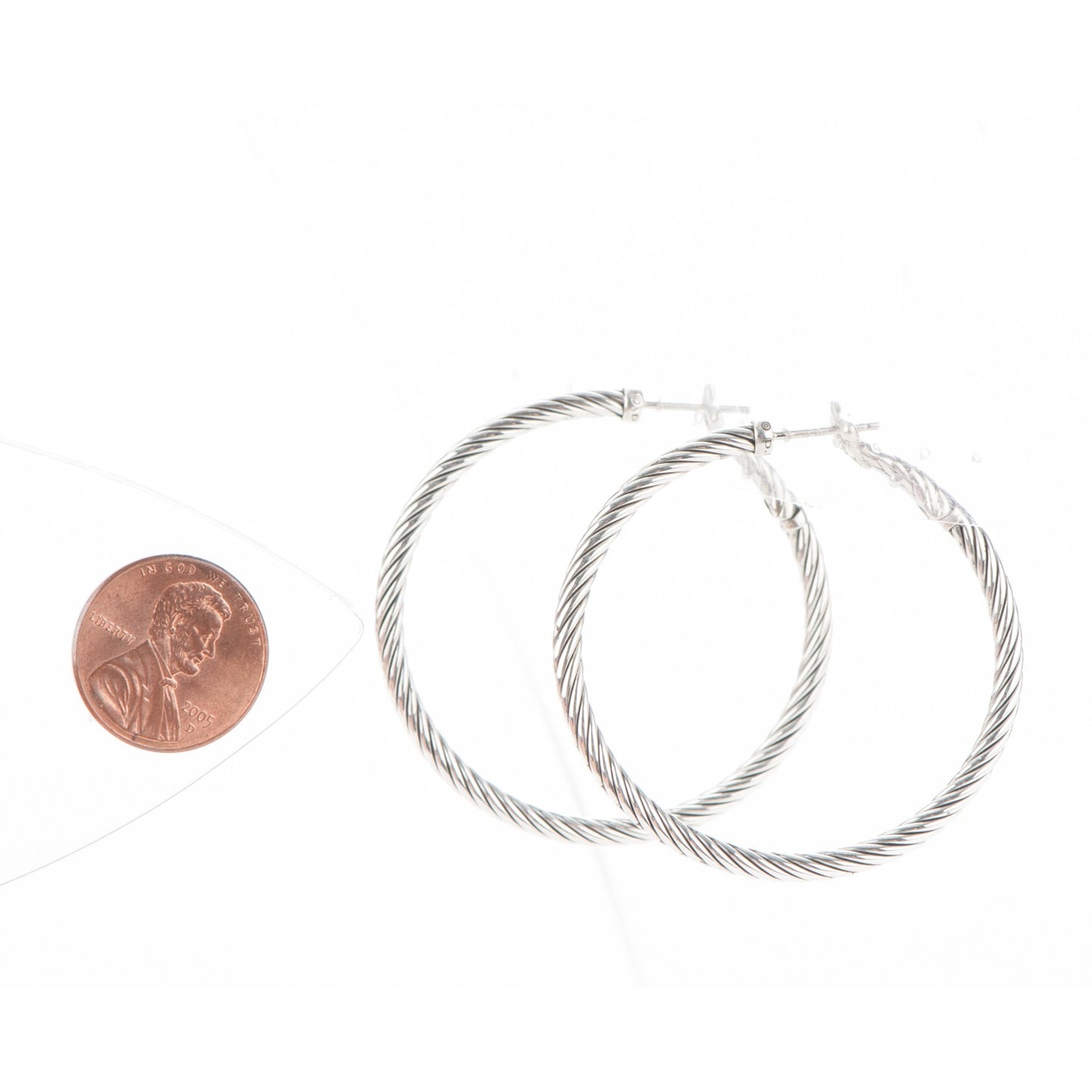 Sterling Silver Cable Classics Extra Large Hoop Earrings