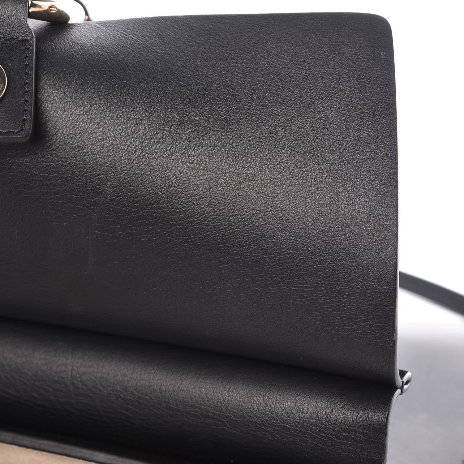 Chloe Suede Calfskin Medium Faye Shoulder Bag Black 12 of 18
