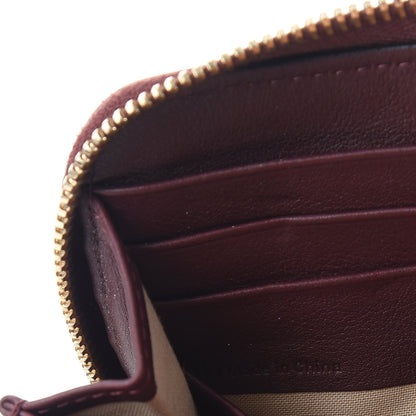 Mulberry Silky Calf Cara Delevigne Zip Around Long Wallet Oxblood 7 of 9